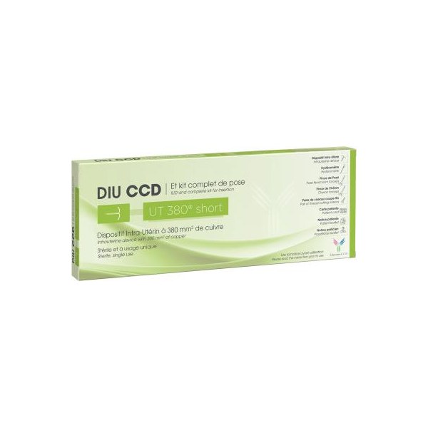 Ccd ut 380 short diu + kit pose