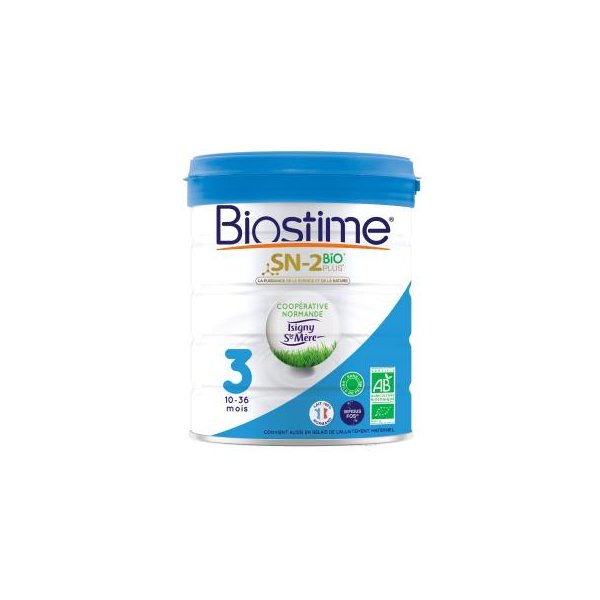 BIOSTIME LAIT BIO 3EME AGE 800G