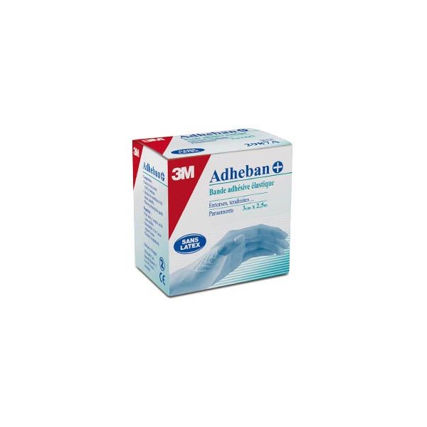 Bande adheban+ elast adh 8 cm x2,5m
