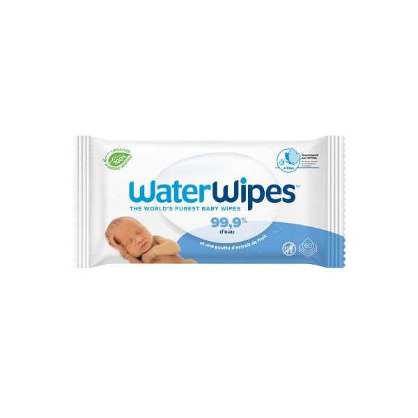Water wipes lingette bb x60