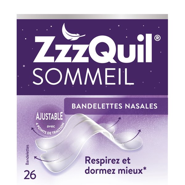 ZZZQUIL SOMMEIL BANDELET NASALE 26