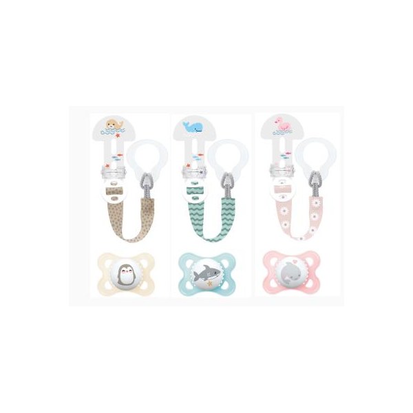 Kit sucet+attache mam silic 0-6m