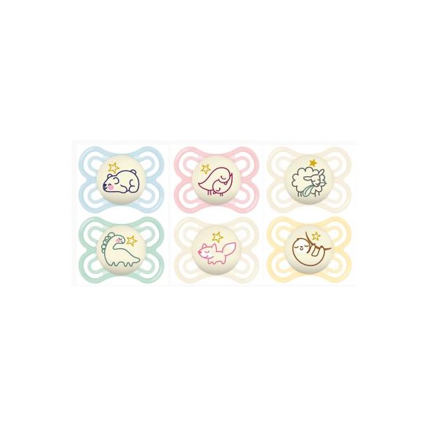 Sucet mam perfect nuit sil 0-6m x2