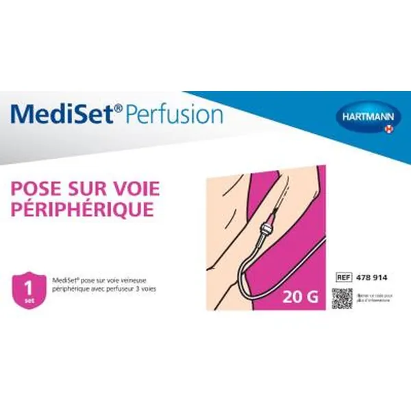 Mediset set de pose de perfusion sur voie veineuse périphérique — kit