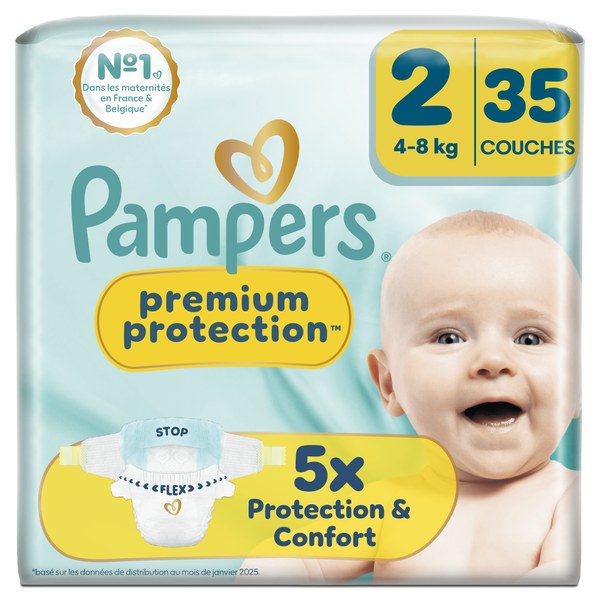 Couch pampers prem protection T2 35