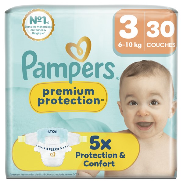 Couch pampers prem protection T3 30