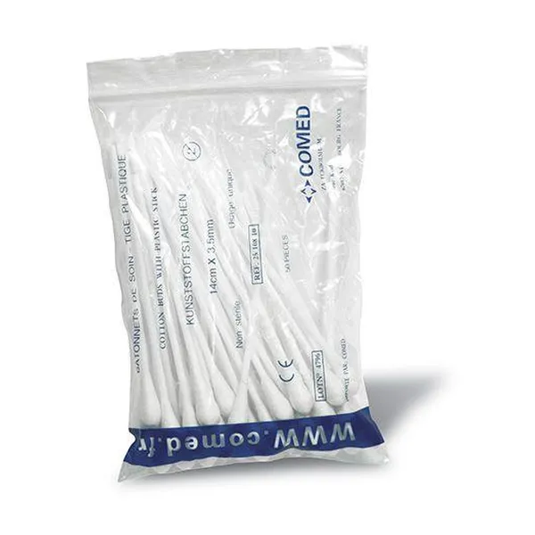 Bâtonnets de soin de bouche, sachet de 50 — Comed — 50 bâtonnets