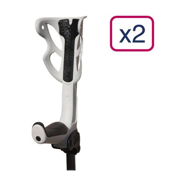Canne anglaise adulte Ergo Dynamic, taille M (60 à 75 kg) — Identités