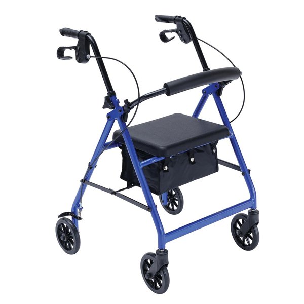 Rollator 4 roues pliant avec siège Alubest — Herdegen