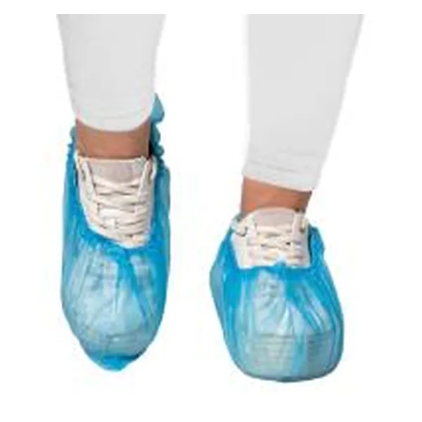 Surchaussures jetables en polyéthylène bleu — Ylea
