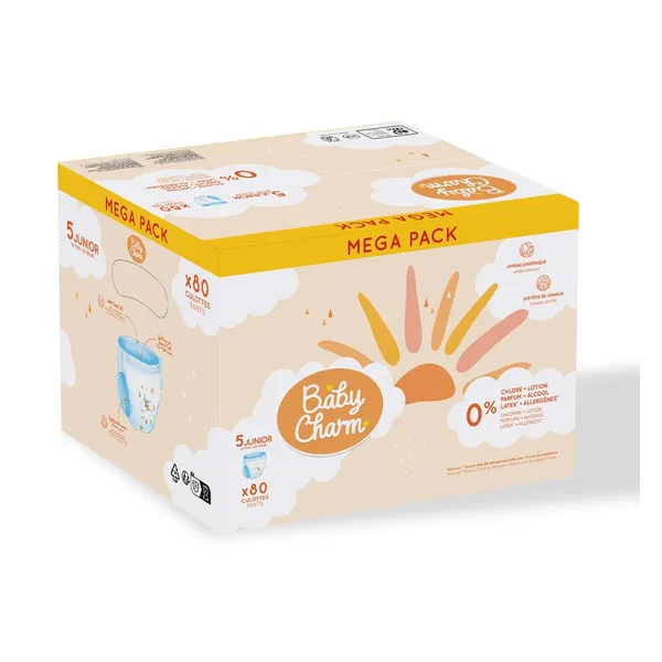 Culottes bébé Babycharm Pants Junior 12-17 kg, mega pack x4 — ID — De 12 à 17 kg