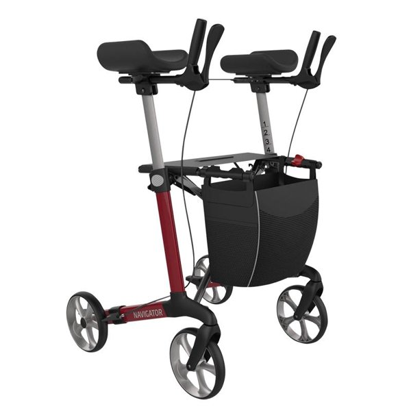 Rollator 4 roues à appuis d'avant-bras Navigator — Identités