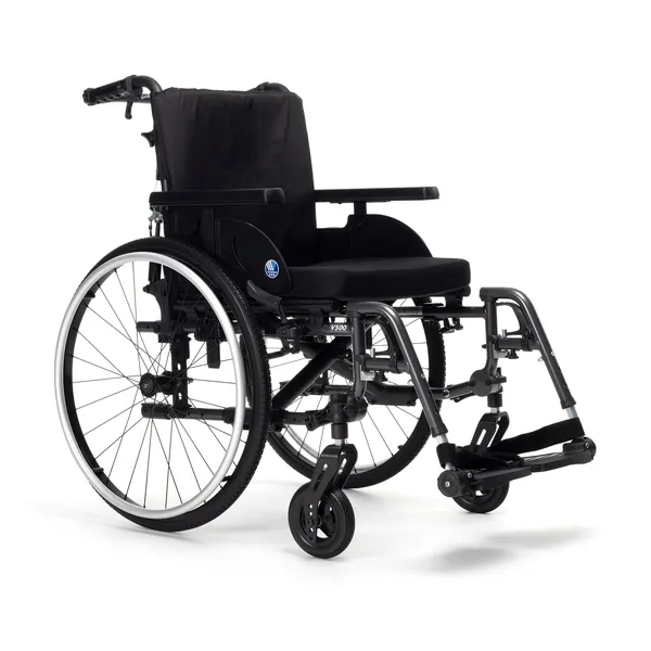 Fauteuil roulant manuel léger V500 Light dossier inclinable 30°, assise 39 cm — Vermeiren