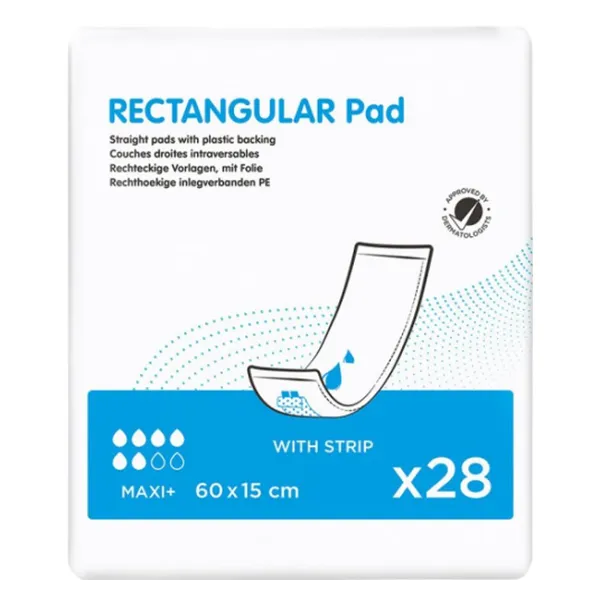 Protections droites intraversables ID Rectangular Pad Maxi+ 15 x 60 cm — ID