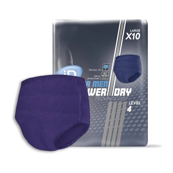 Slips absorbants homme ID for Men Level 4, taille L — ID