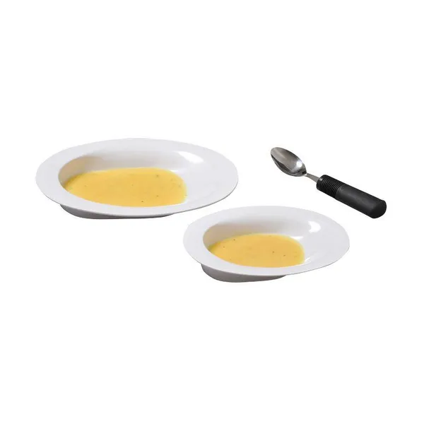 Assiette ovale à fond incliné Manoy — Identités