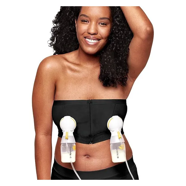 Bustier d'allaitement mains libres noir, taille M — Medela — M