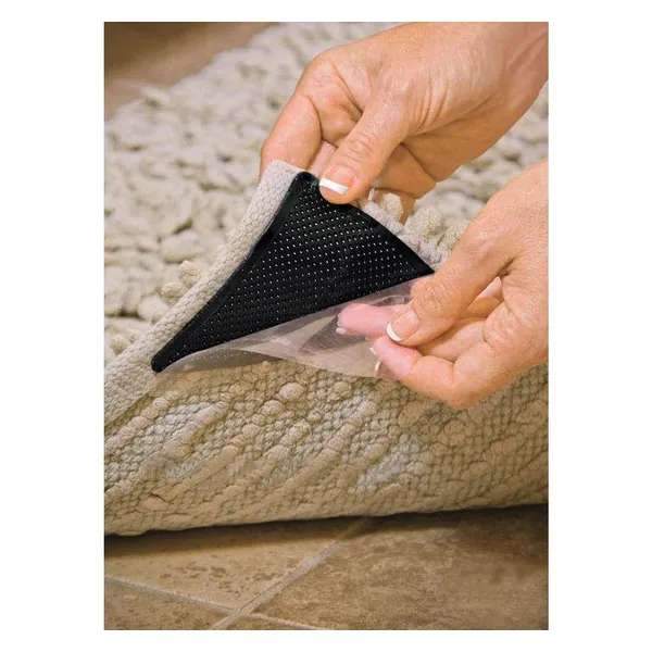 Coins antidérapants pour tapis, lot de 8 — Identités — 8 coins