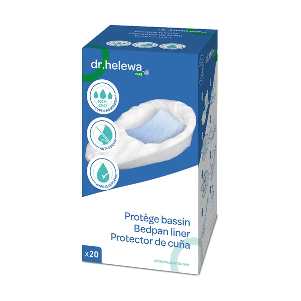 Sacs protège-bassin avec tampon absorbant 600 ml — Dr Helewa