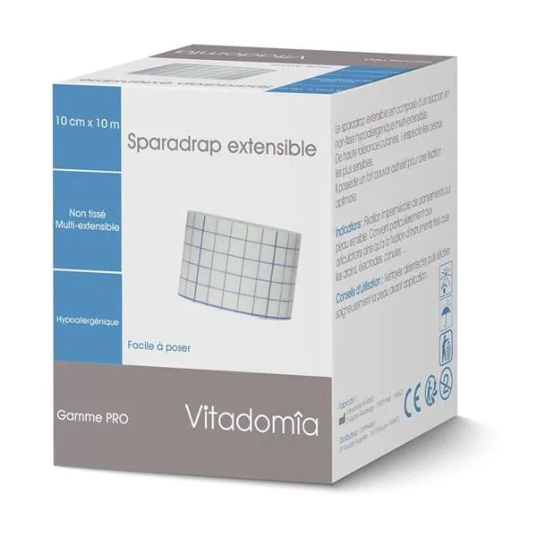 Sparadrap extensible non tissé — Oxypharm — 10 cm x 10 m