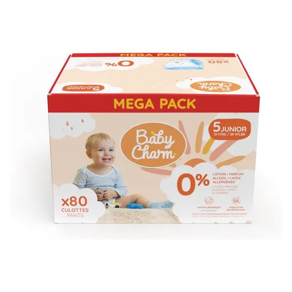 Culottes bébé Babycharm Pants Junior 12-17 kg, mega pack x4 — ID — 12-17 kg