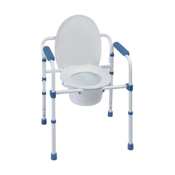 Chaise de toilette 3 en 1 Blue Steel — Herdegen