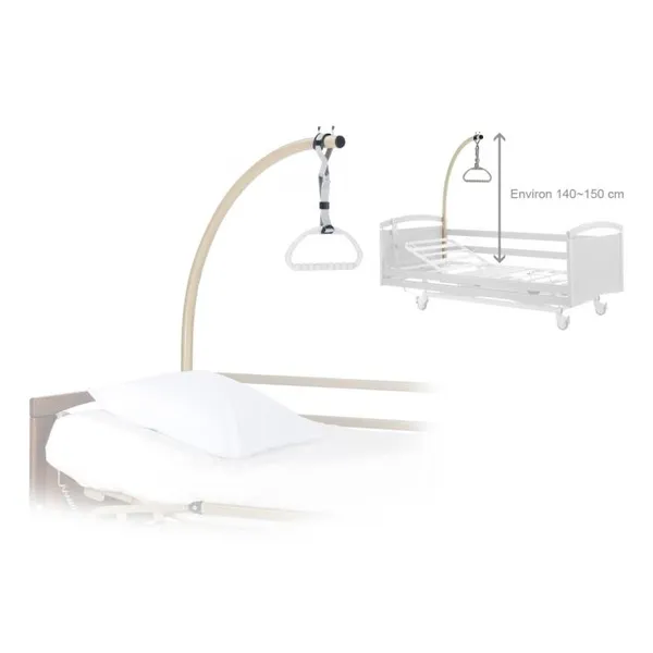 Potence d'angle pour lit médicalisé ultra-bas — HMS Vilgo