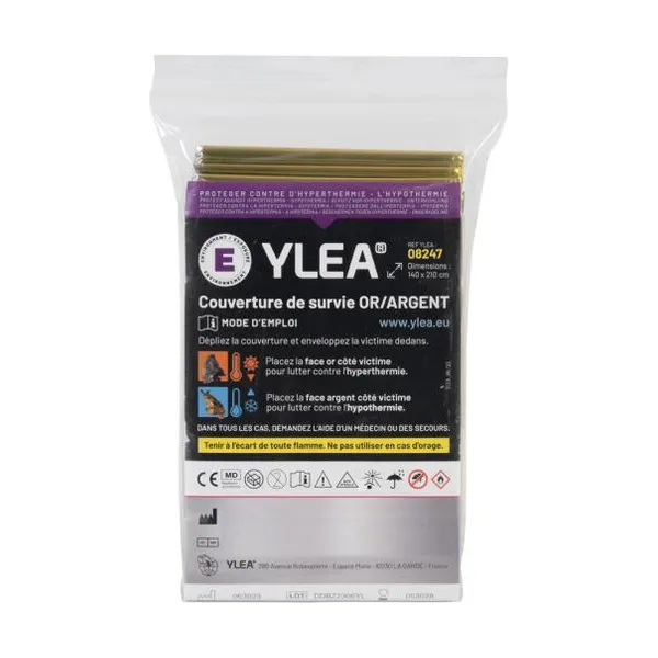Couverture de survie 140 x 210 cm — Ylea