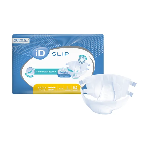 Changes complets ID Expert Slip Extra Plus, paquet de 28, taille L — ID
