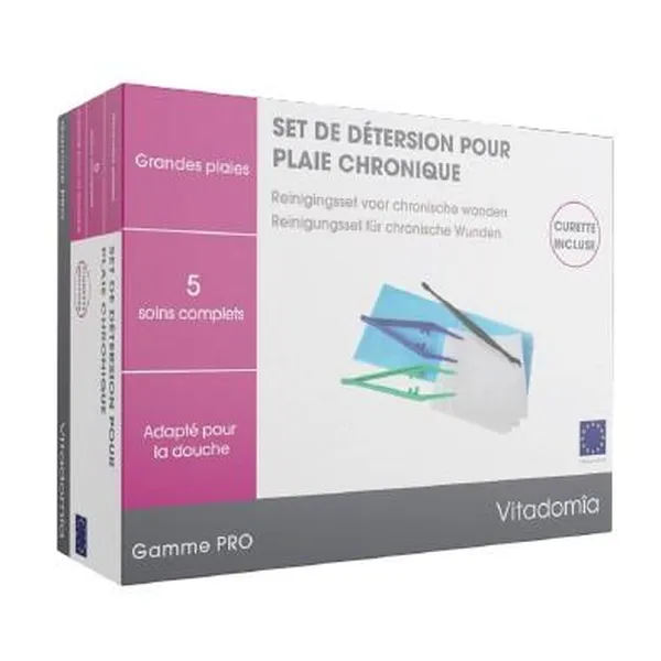 Set de détersion pour plaies chroniques — Oxypharm