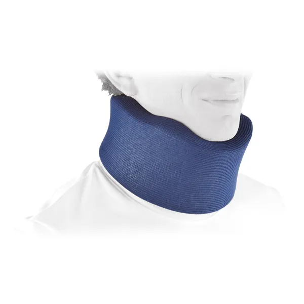 Collier cervical souple C1, bleu marine, hauteur 7,5 cm — DJO — 2 · 7,5 cm · Bleu marine