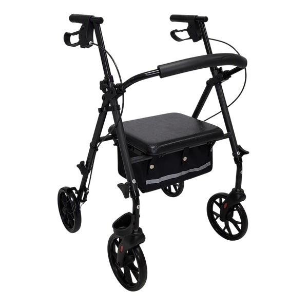 Rollator 4 roues pliant Élan avec siège — Oxypharm
