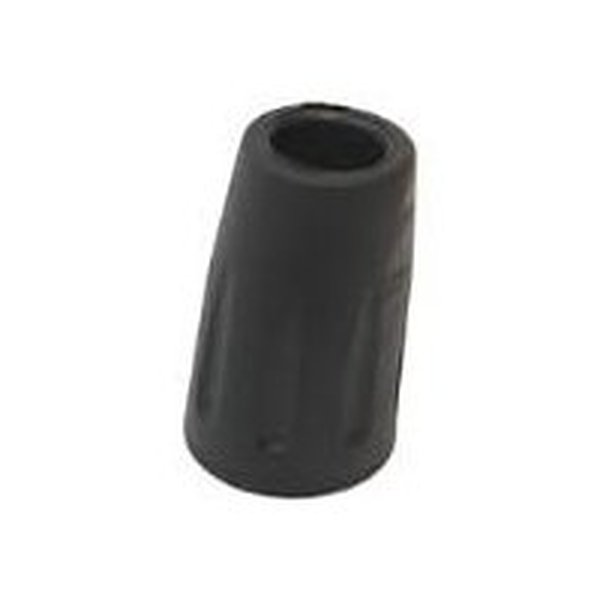 Embout caoutchouc pour bâton de marche et trekking, noir — HMS Vilgo
