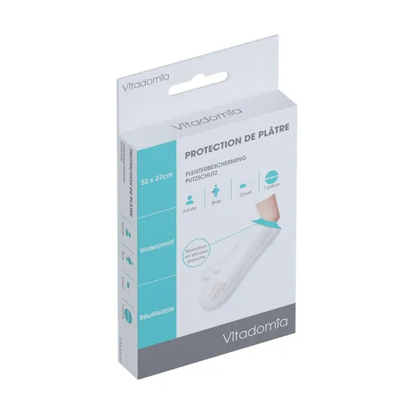 Housse de protection étanche pour plâtre de bras, adulte court — Vitadomia