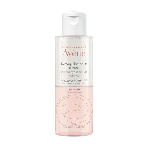 Eau Thermale Avène - les Essentiels - Démaquillant Yeux Intense Waterproof - Yeux Sensibles et Porteurs de Lentilles 125 ml