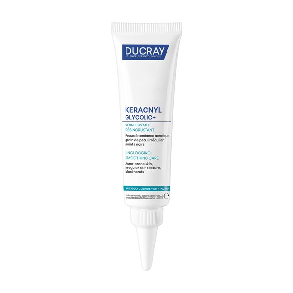 Ducray Keracnyl Glycolic+ Soin Lissant Désincrustant 30 ml