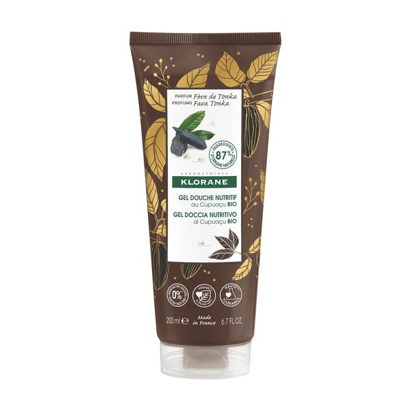 Klorane - Gel Douche au Parfum Fève de Tonka - Tous Types de Peaux 200 ml