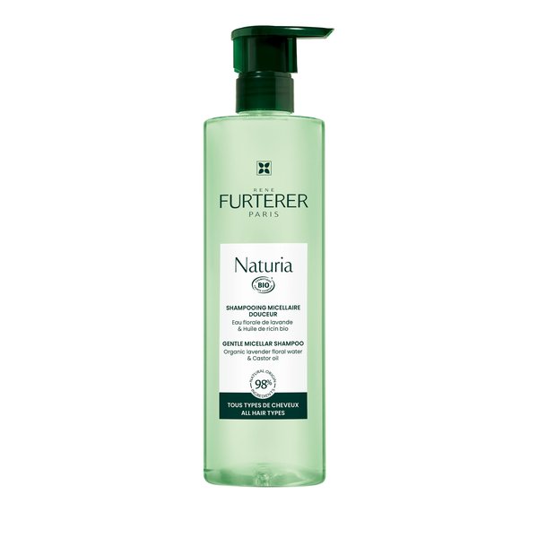 René Furterer Shampooing Micellaire Douceur - Shampoing Ultra Doux sans Sulfates - Naturia 400 ml