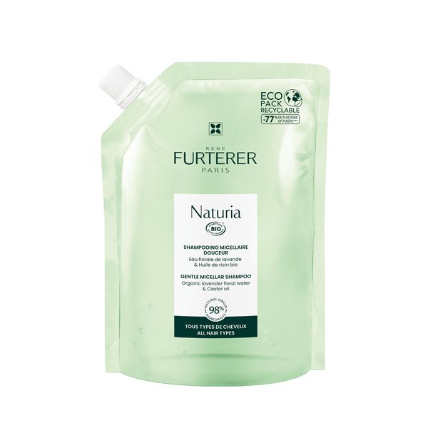 René Furterer Shampooing Micellaire Douceur - Shampoing Ultra Doux sans Sulfates - Naturia 400 ml