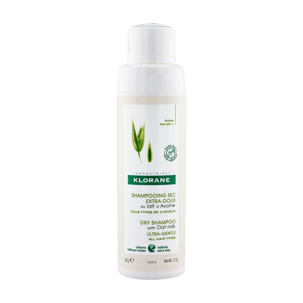 Klorane - Avoine - Shampoing Sec en Poudre Extra-Doux au Lait D’avoine - sans Gaz - Tous Types de Chev