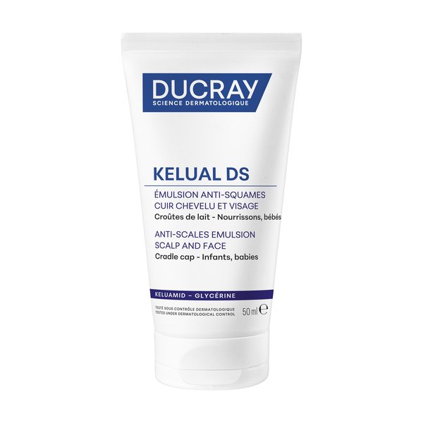 Ducray Emulsion Anti-Squames Cuir Chevelu et Visage Kelual DS 50 ml