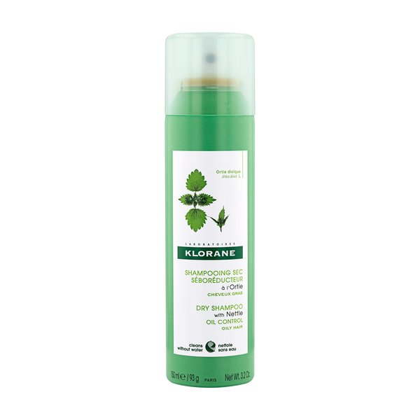 Klorane - Ortie - Shampoing Sec Séboréducteur à L’ortie - L’original - Cheveux Gras 150 ml