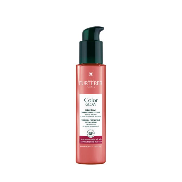 René Furterer Crème Éclat Thermo-Protectrice - Soin Hydratant Brillance Cheveux Colorés - Color Glow 100 ml