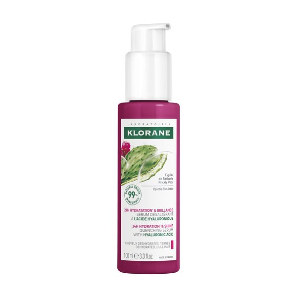 Klorane Hydratation & Brillance Sérum Désaltérant - au Figuier de Barbarie & Acide Hyaluronique 100 ml