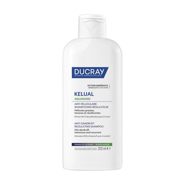 Ducray Shampooing Régulateur Anti-Pelliculaire Kelual Squanorm 200 ml