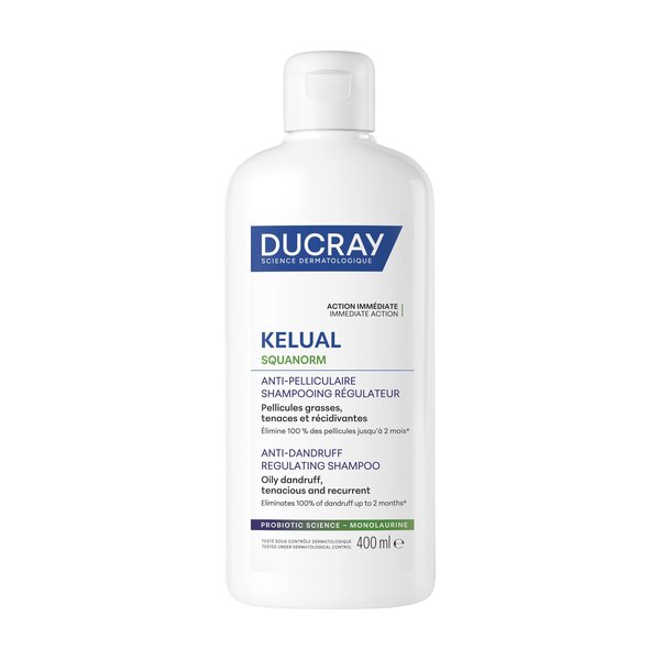 Ducray Shampooing Régulateur Anti-Pelliculaire Kelual Squanorm 400 ml