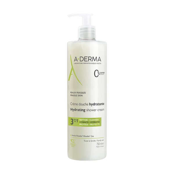 A-Derma Crème Douche Hydratante les Indispensables 750 ml