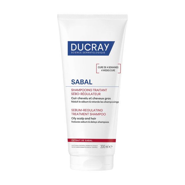 Ducray Shampooing Traitant Sébo-Régulateur Shampoing Purifiant Sabal 200 ml