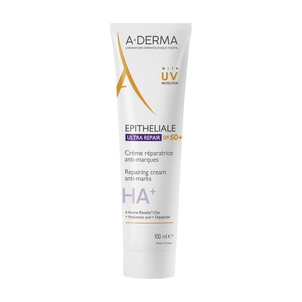 A-Derma Crème Réparatrice Anti-Marques Epitheliale Ultra Repair Spf50+ 100 ml