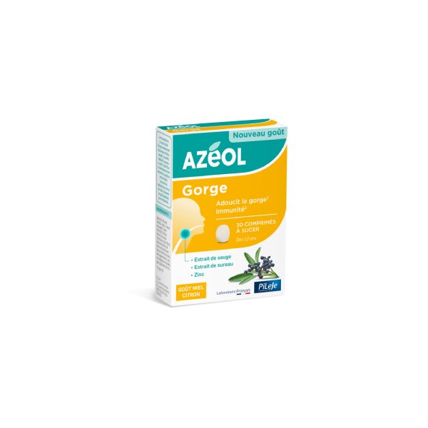 AZEOL CPR A SUCER MIEL/CITRON 30
